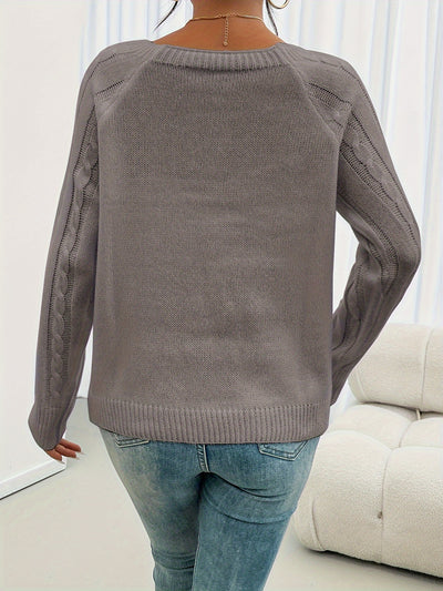 Zarha - Geribbelde sweater