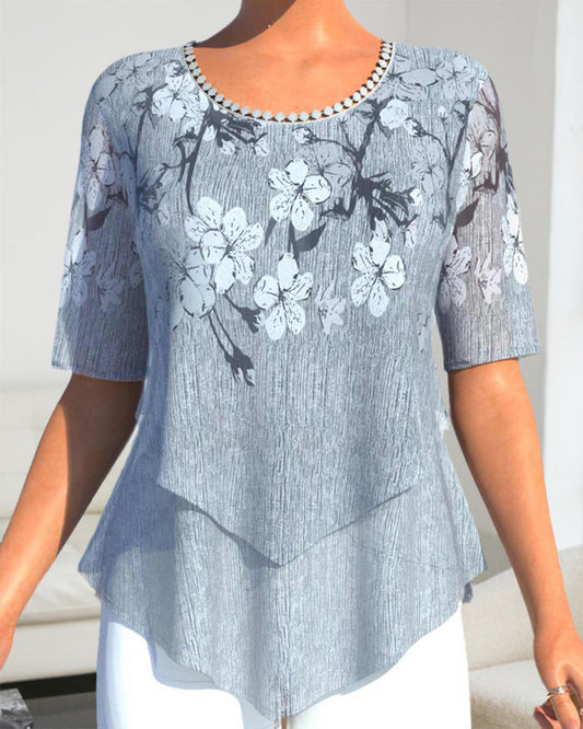 Marleen - Bloemen Blouse