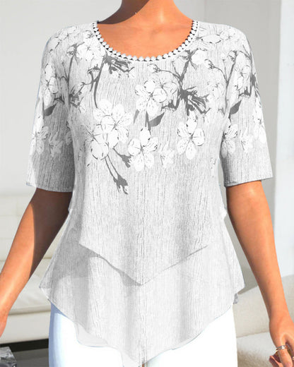 Marleen - Bloemen Blouse