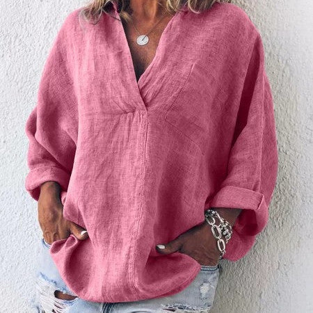 Brenda - Linnen blouse