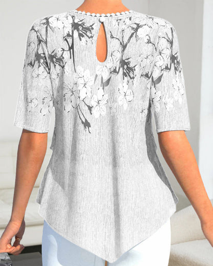 Marleen - Bloemen Blouse