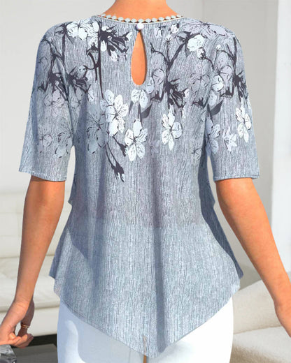 Marleen - Bloemen Blouse