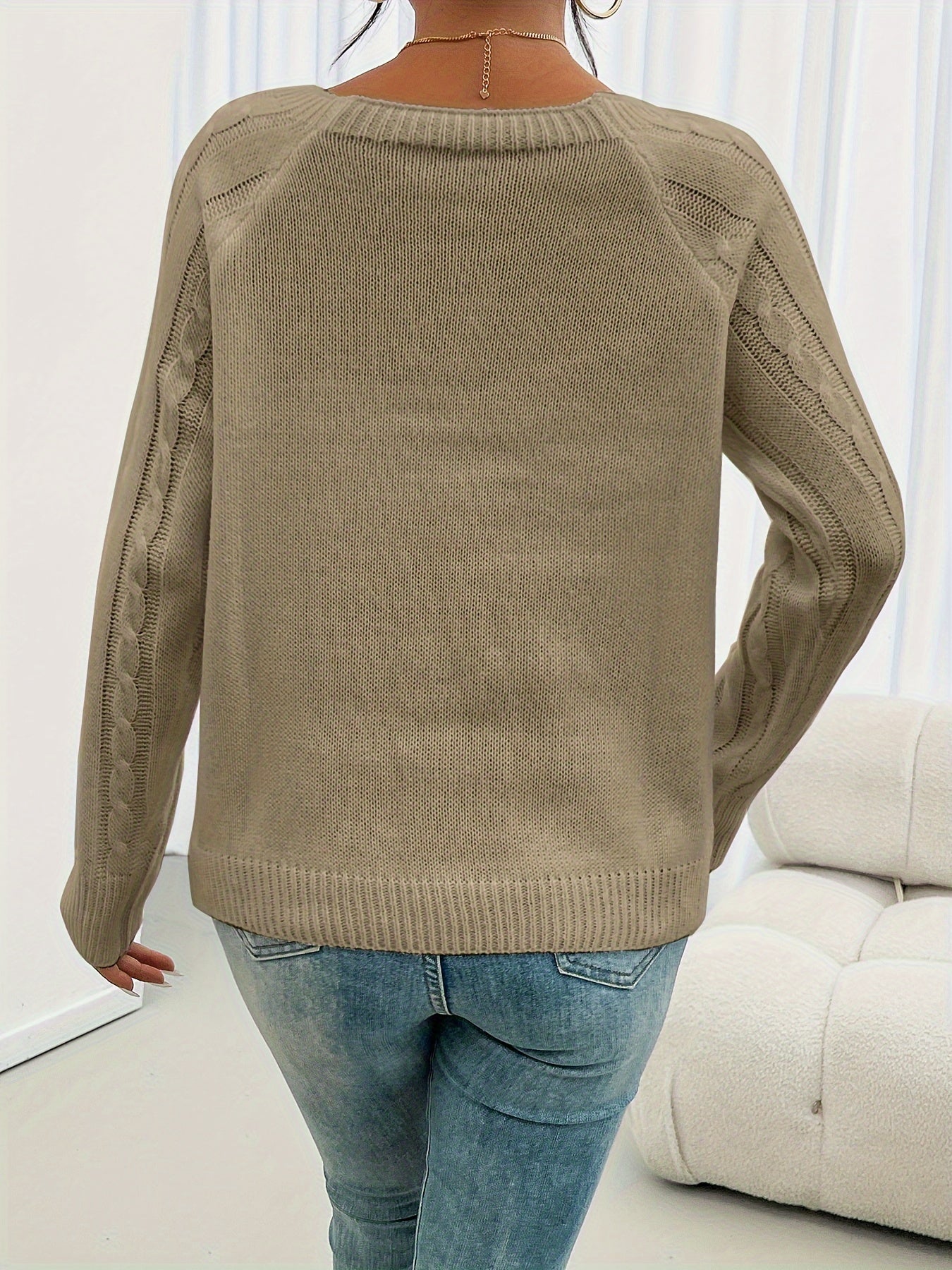 Zarha - Geribbelde sweater