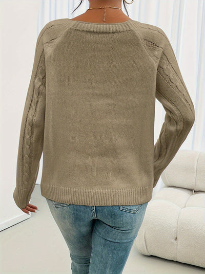 Zarha - Geribbelde sweater