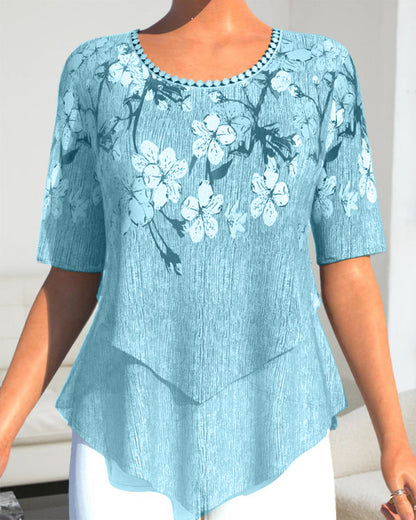 Marleen - Bloemen Blouse