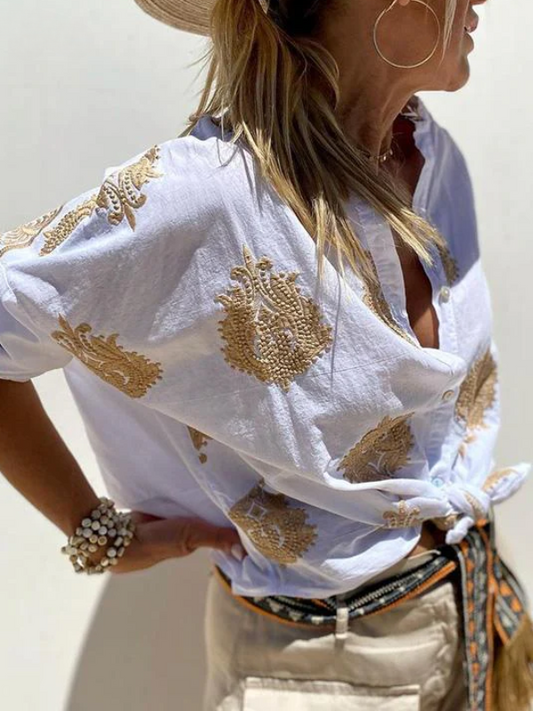 Brigitte - Blouse met print