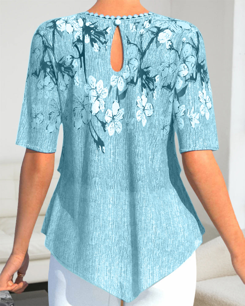 Marleen - Bloemen Blouse