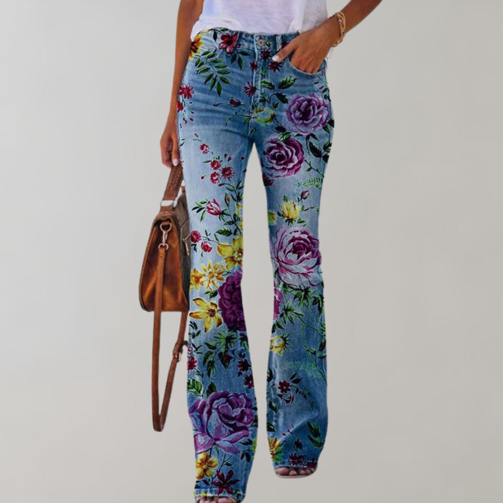 Bea -  Bloemen Ontwerp Jeans