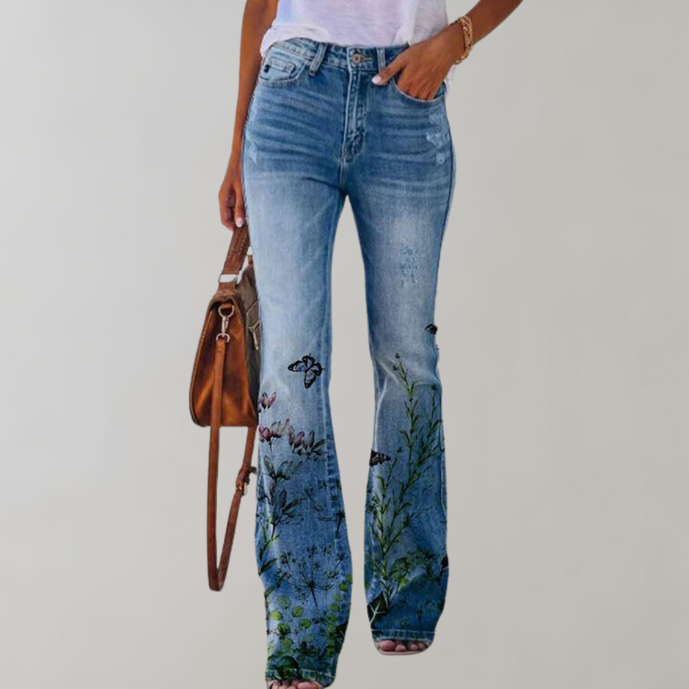 Bea -  Bloemen Ontwerp Jeans