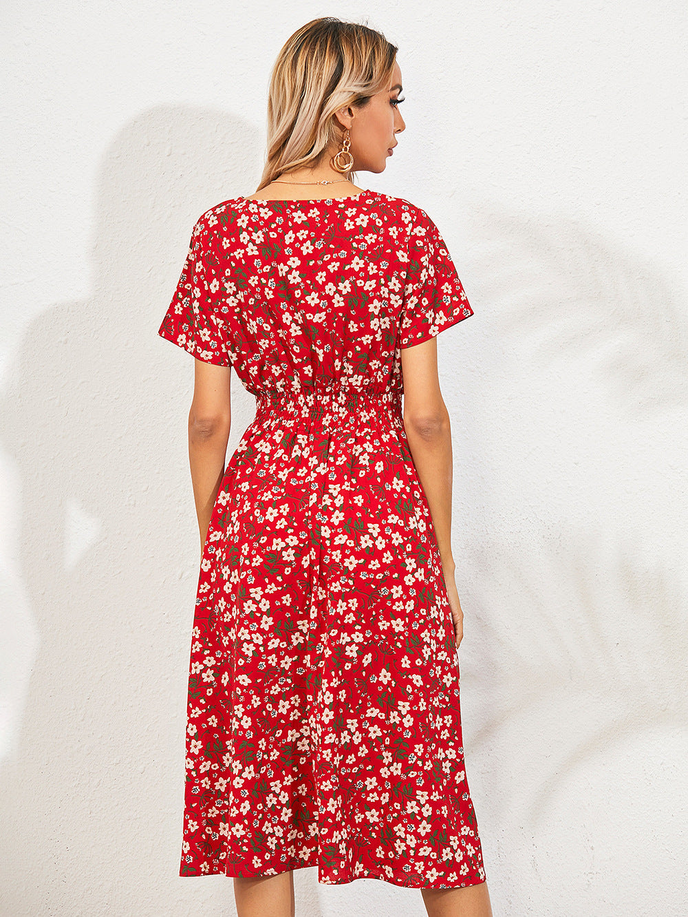 Farah - Elegante zomerjurk met bloemenprint