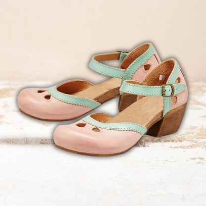 Janine - Orthopedische Sandalen met Lage Hak