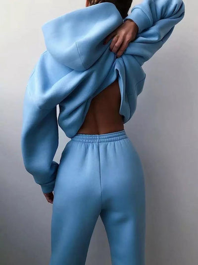 Comfy Chloe - Oversized High Waist Joggingpak