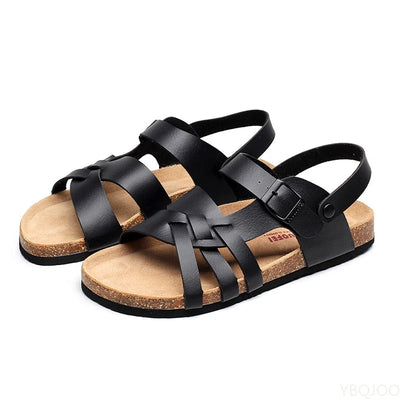 Leonie - Leren sandalen